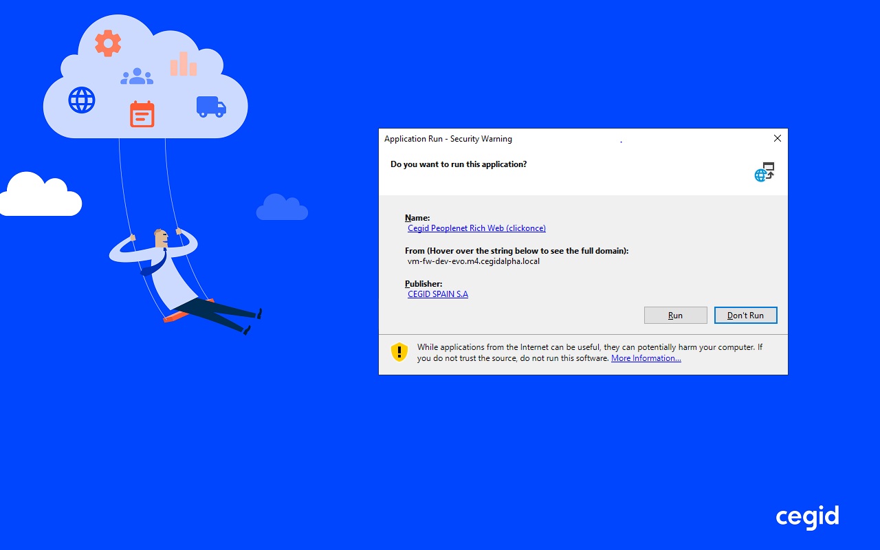 Cegid Peoplenet ClickOnce launcher截图1