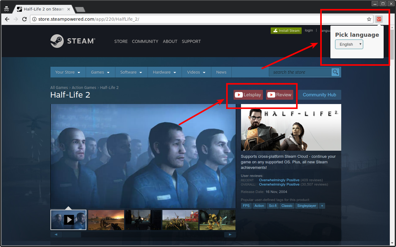 Steam Youtube Links截图1