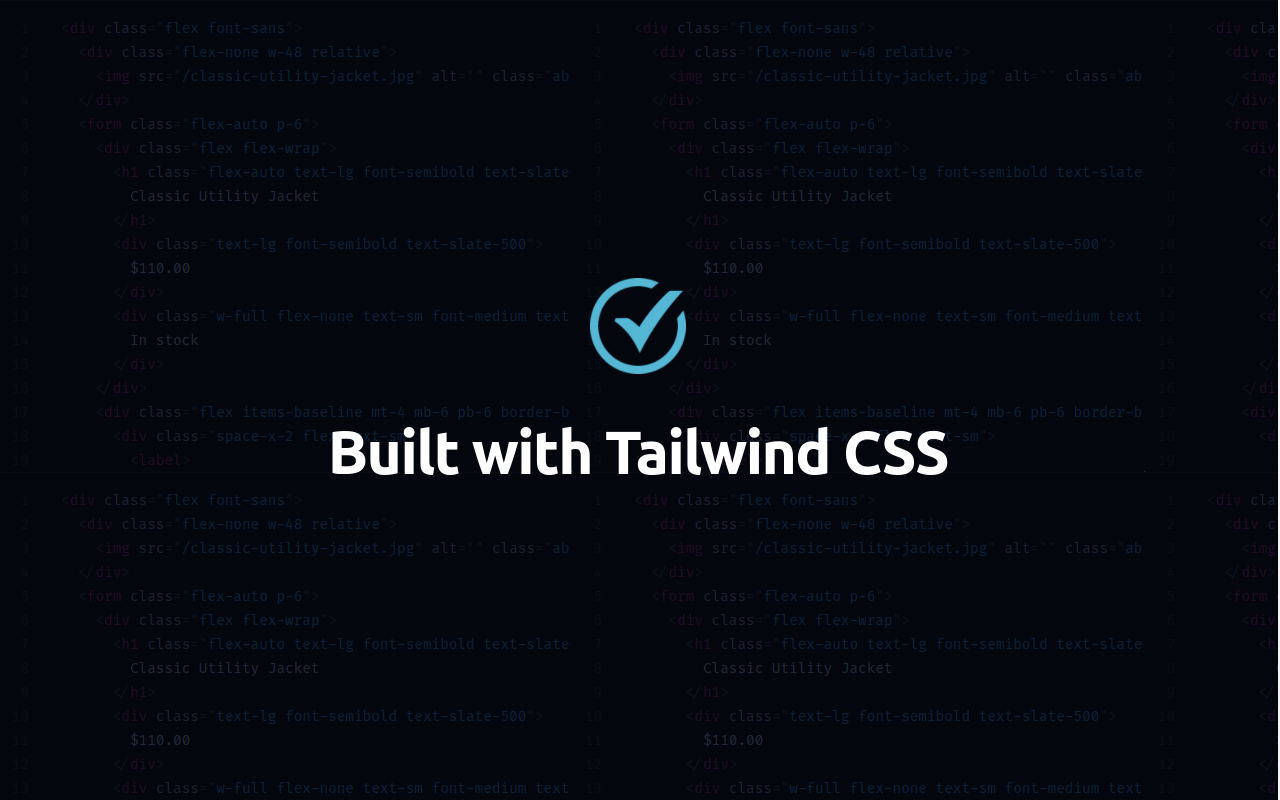 Built with Tailwind CSS截图3