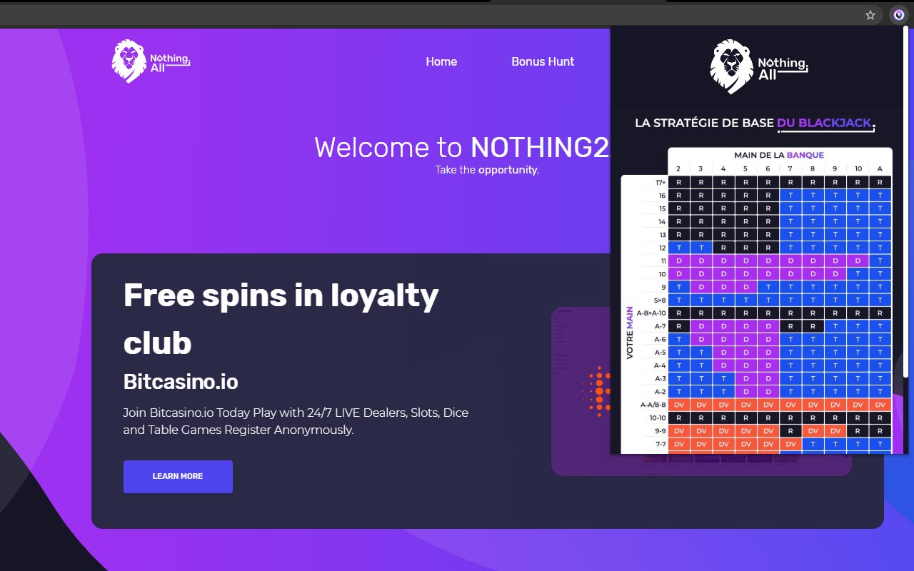 Nothing 2 All | Blackjack截图2