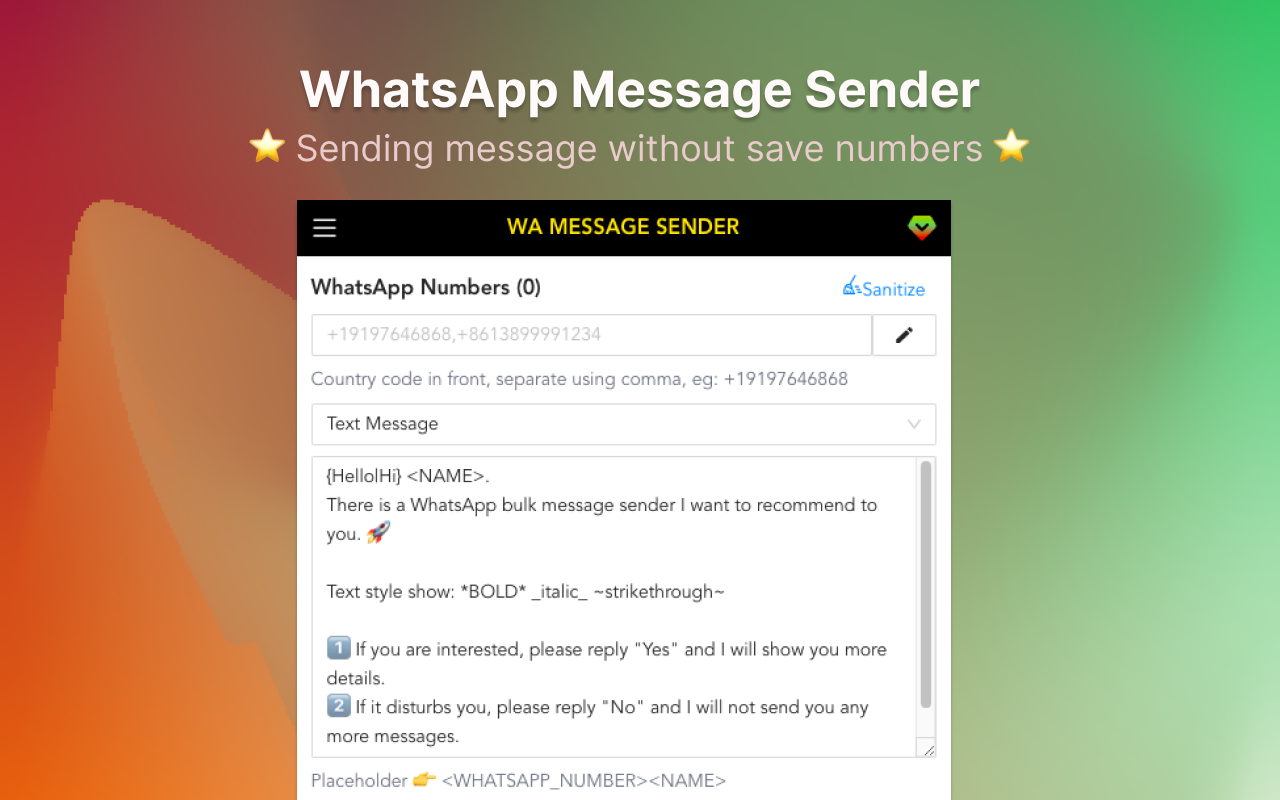 WhatsApp群发助手截图2