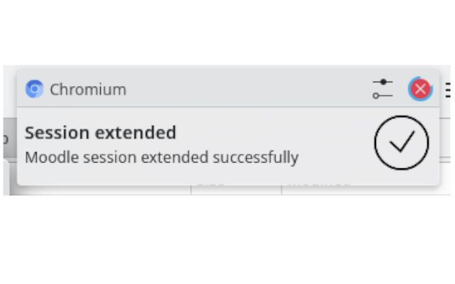 Moodle Session Extender截图2