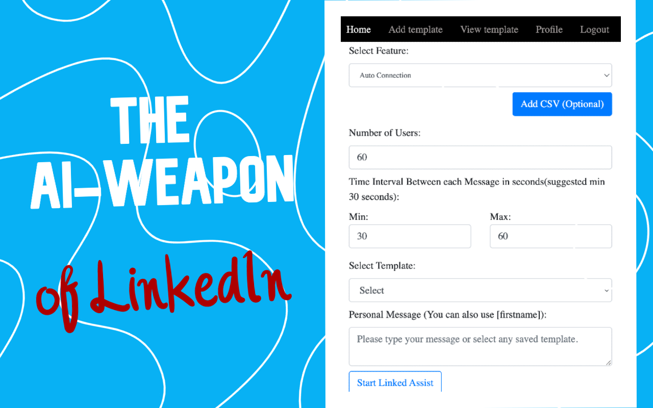 Linked Assist - LinkedIn Automation Tool截图3