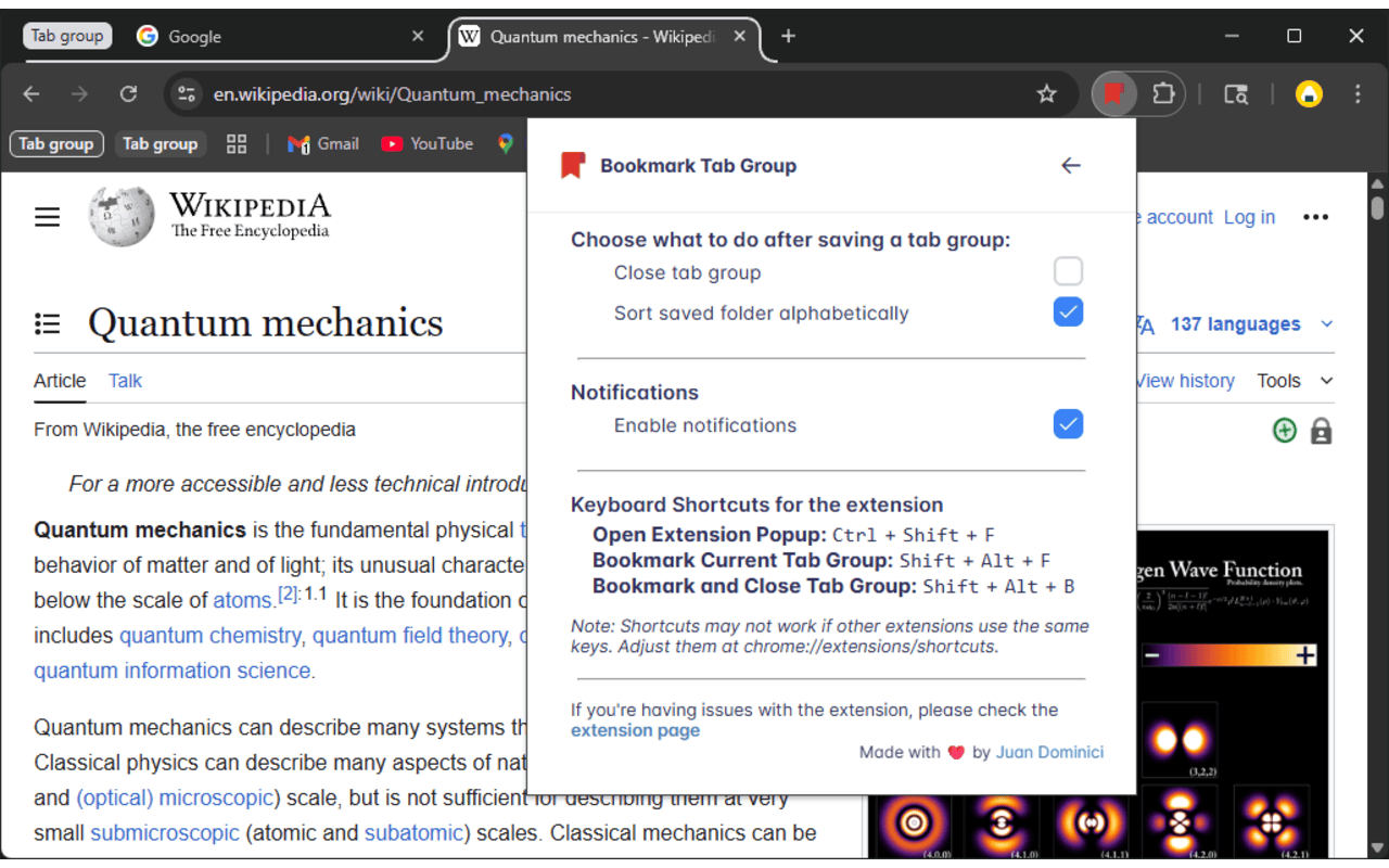 Bookmark Tab Group截图1