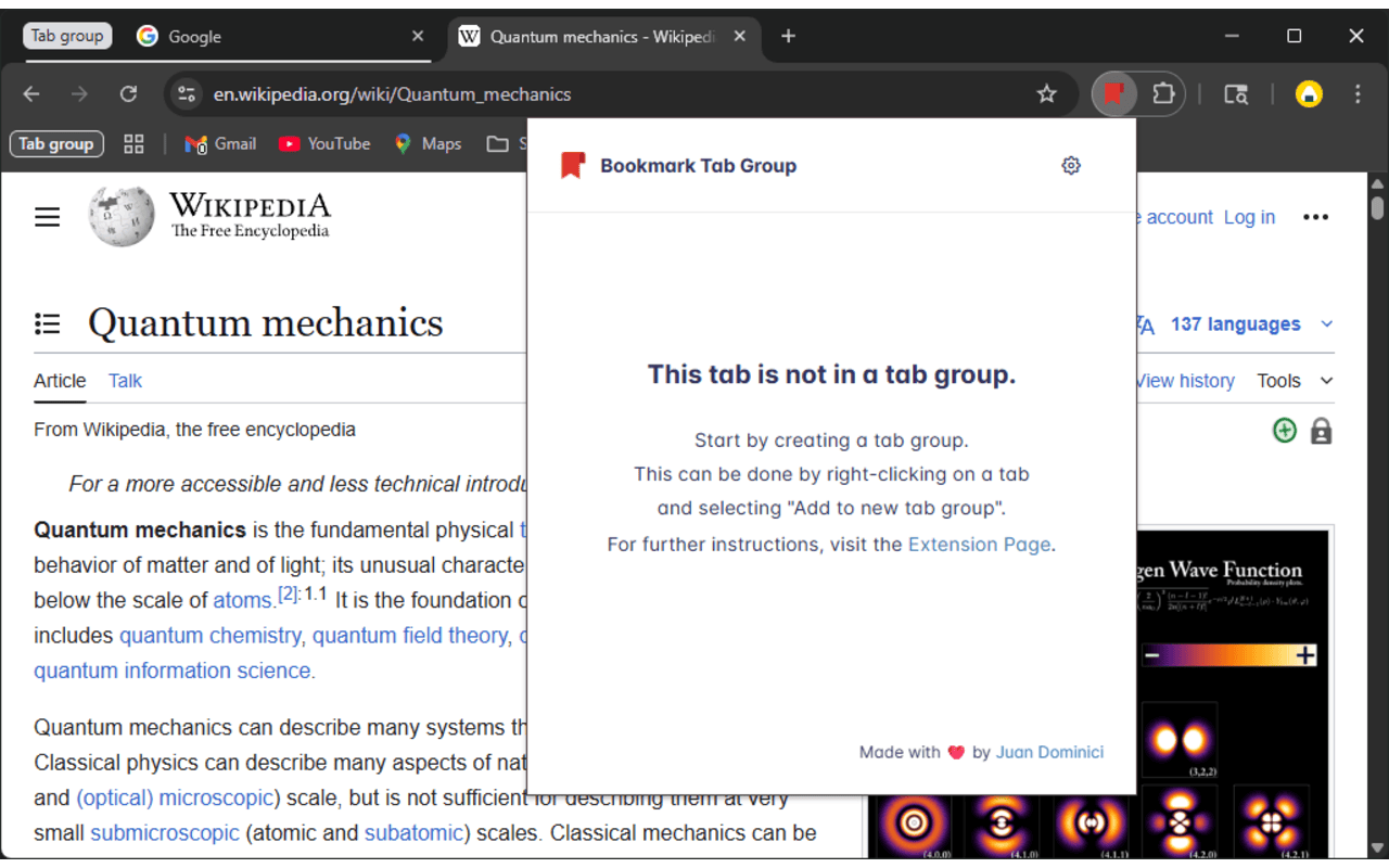 Bookmark Tab Group截图2