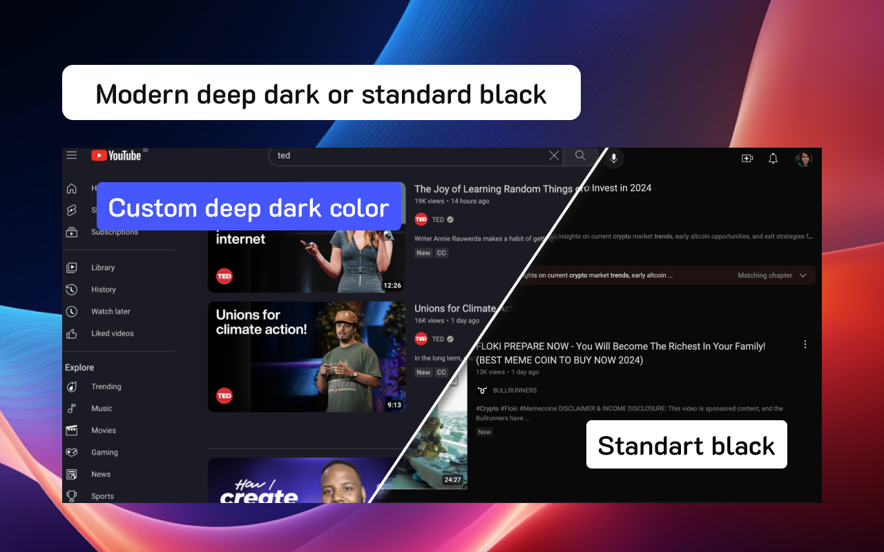 YouTube Dark Mode截图3