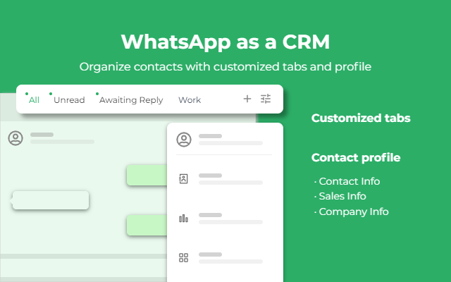 WAPlus CRM - 集成 AI 的 WhatsApp 助手工具截图4