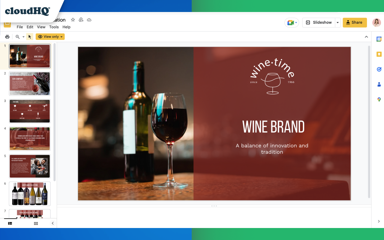 Templates for Google Slides™ by cloudHQ截图5
