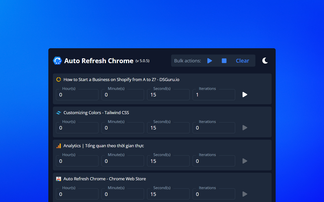 Auto Refresh Chrome截图1