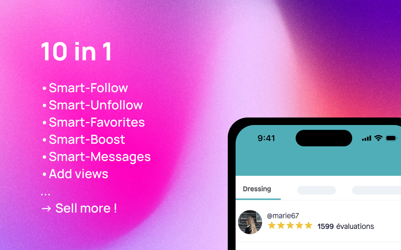 Bot Vinted — Automatisez votre Dressing截图1