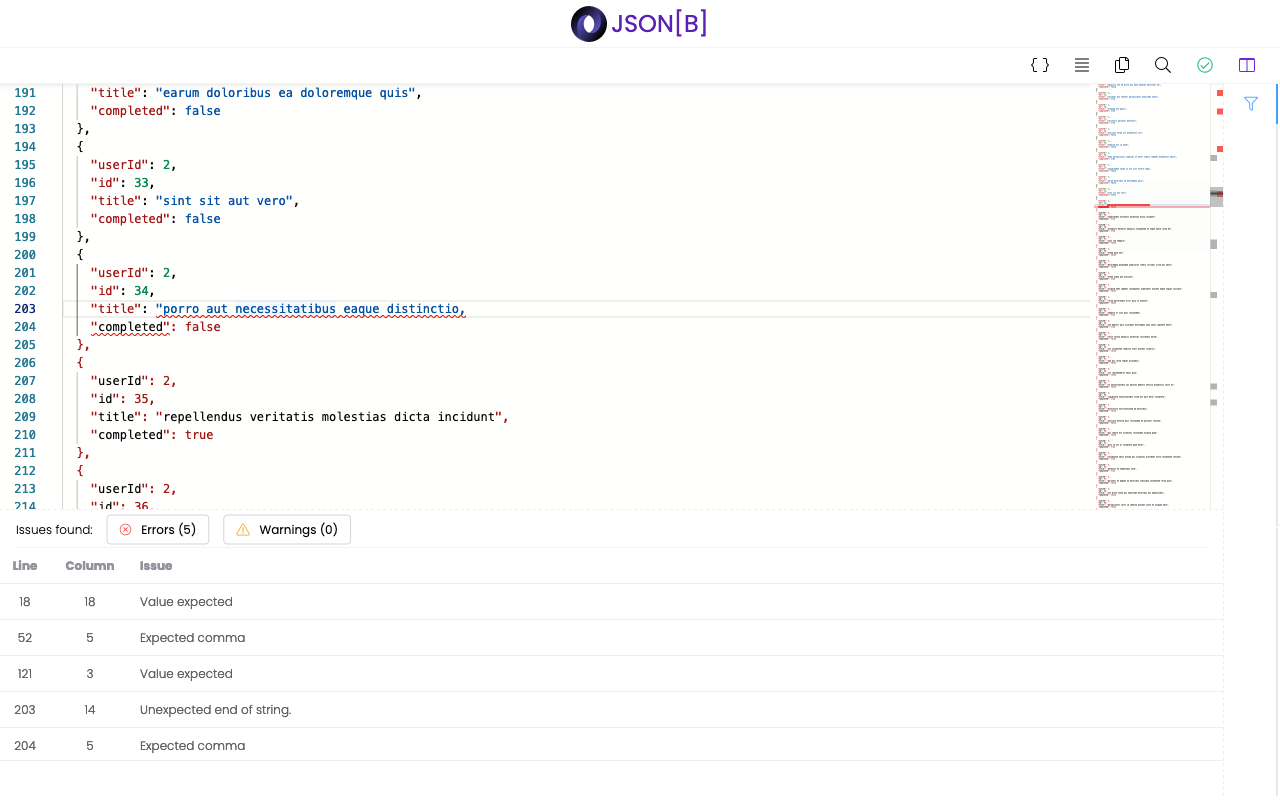 JSON[B] Viewer截图1