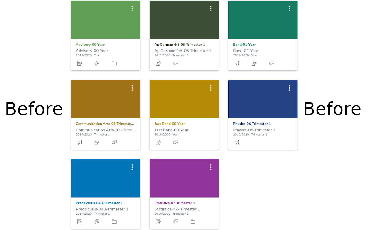 Canvas Dashboard Grades截图2