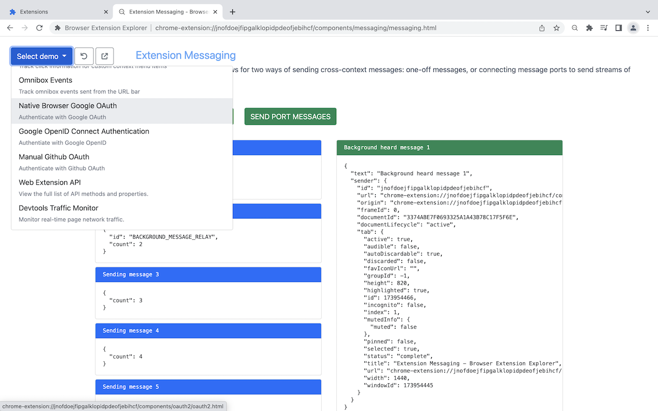Example Chrome Extension截图5