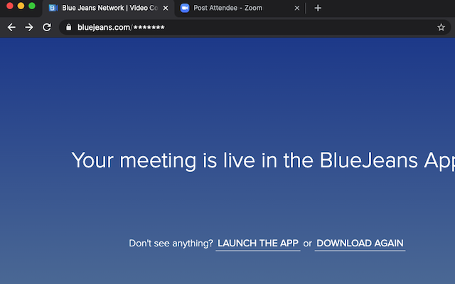 Bluejeans/Zoom Closer截图1