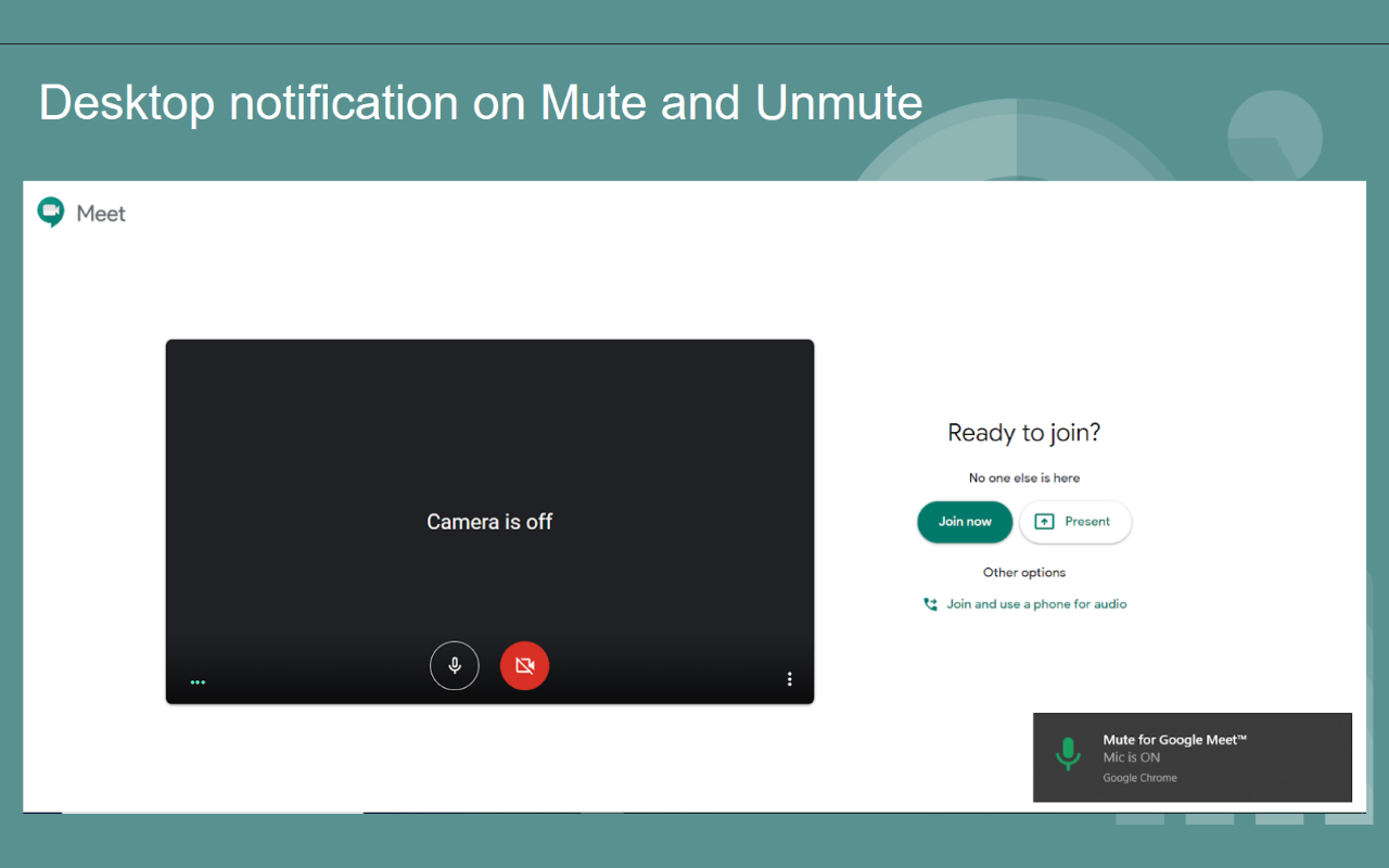 Mute for Google Meet™截图2