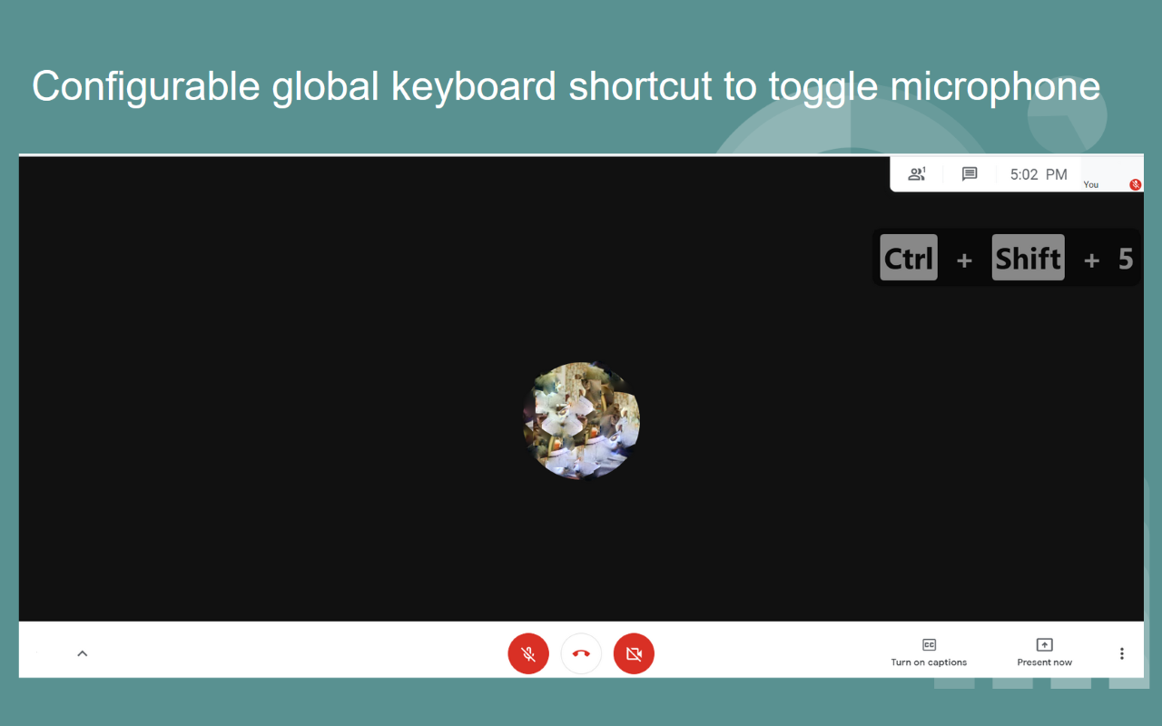 Mute for Google Meet™截图3