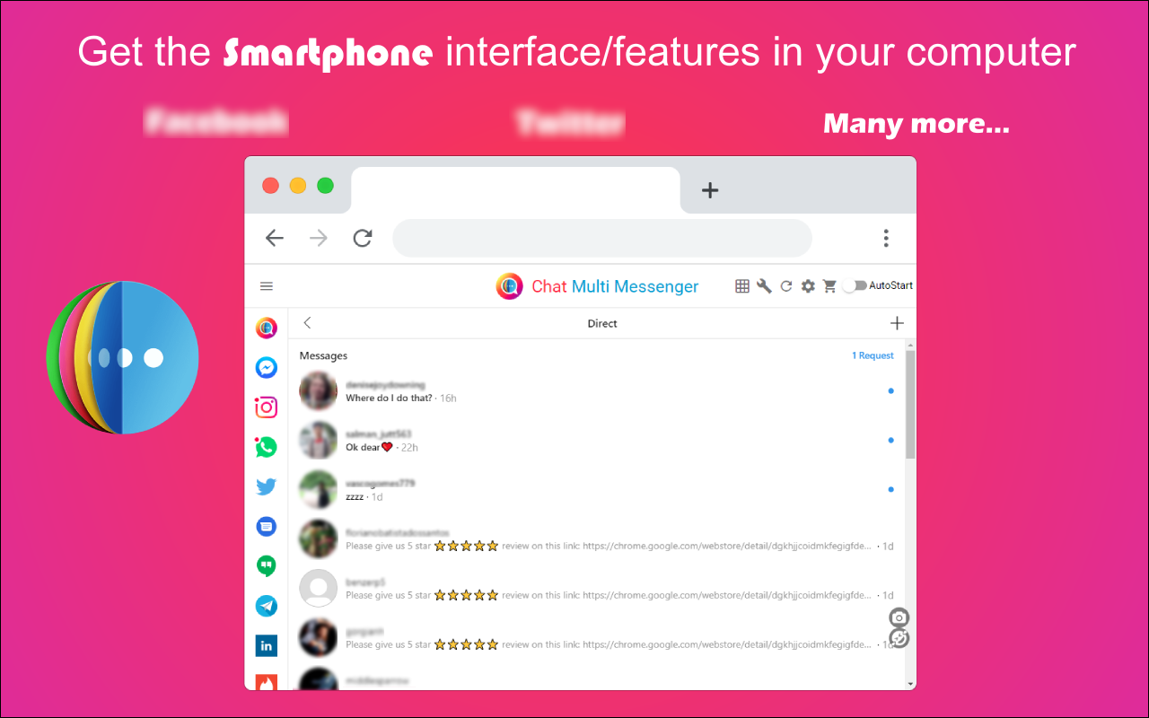 Chat Multi Messenger截图1