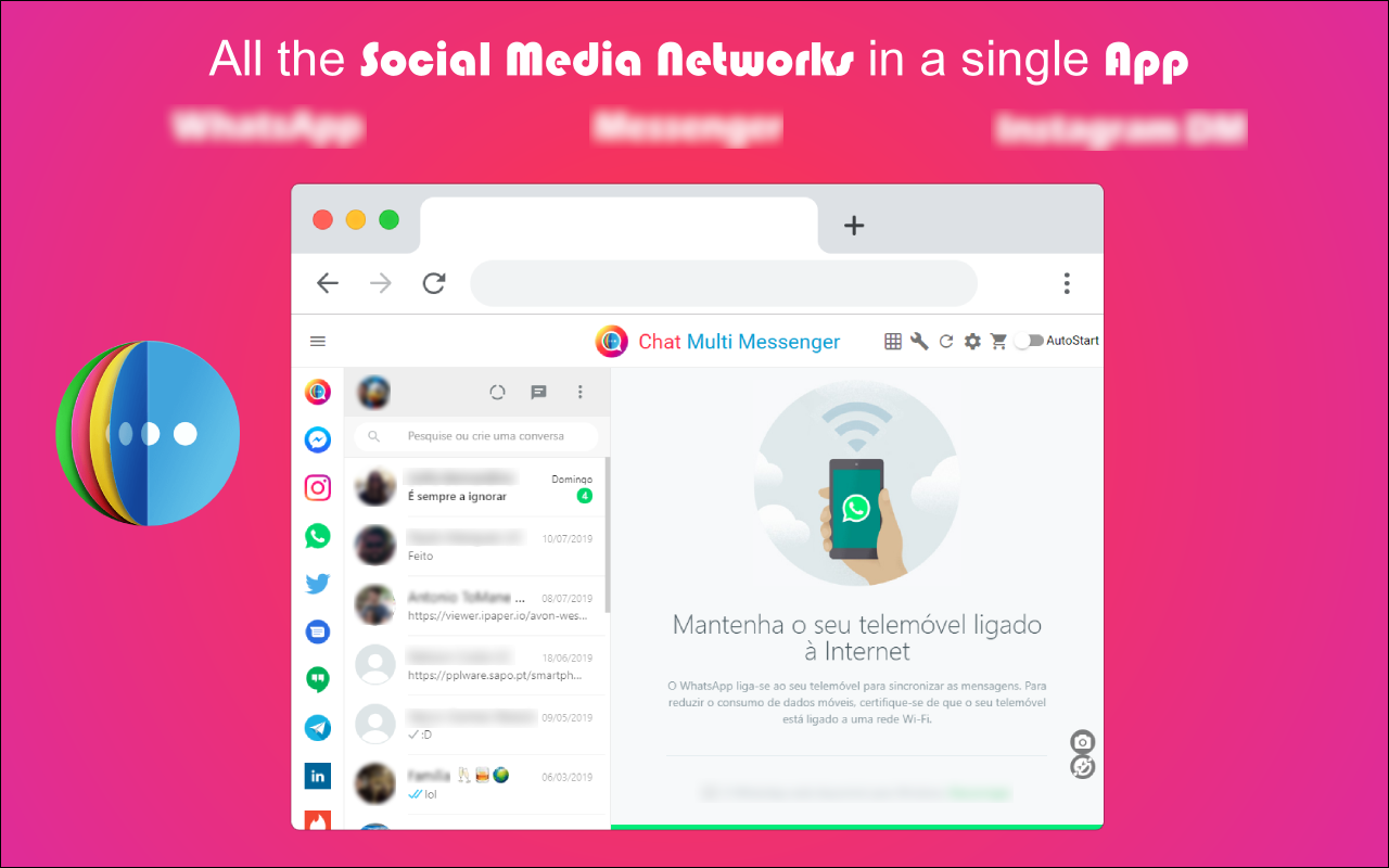 Chat Multi Messenger截图4