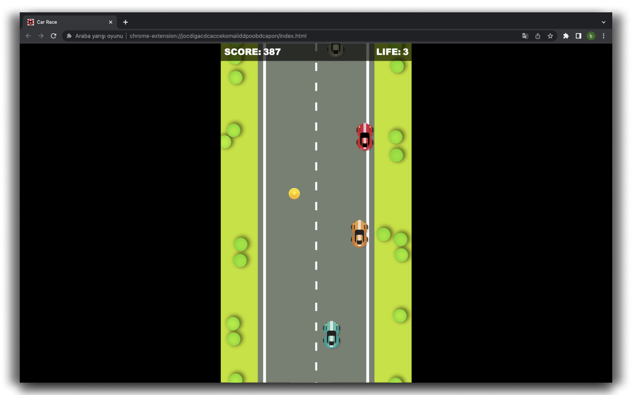 Car Race Game - HTML5 Game截图2