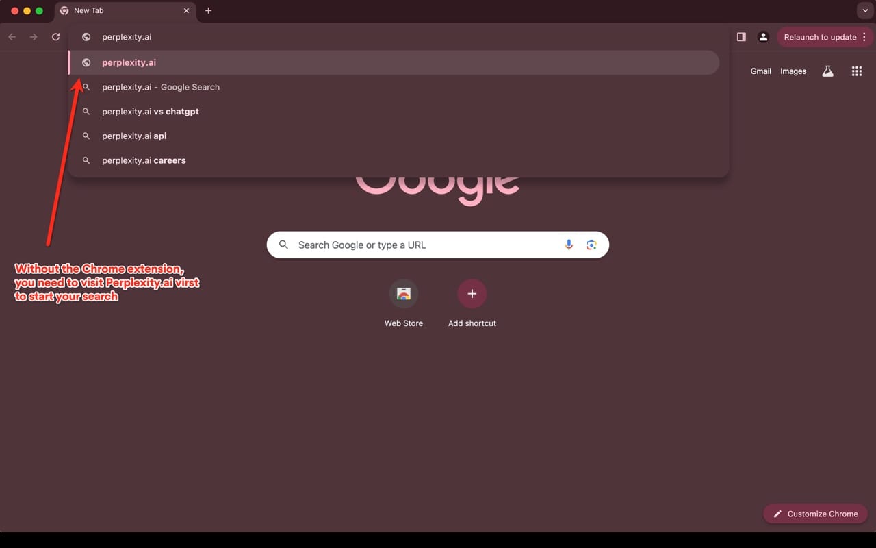 Perplexity AI Search截图1
