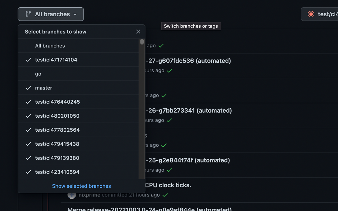 Le Git Graph - Commits Graph for GitHub截图2