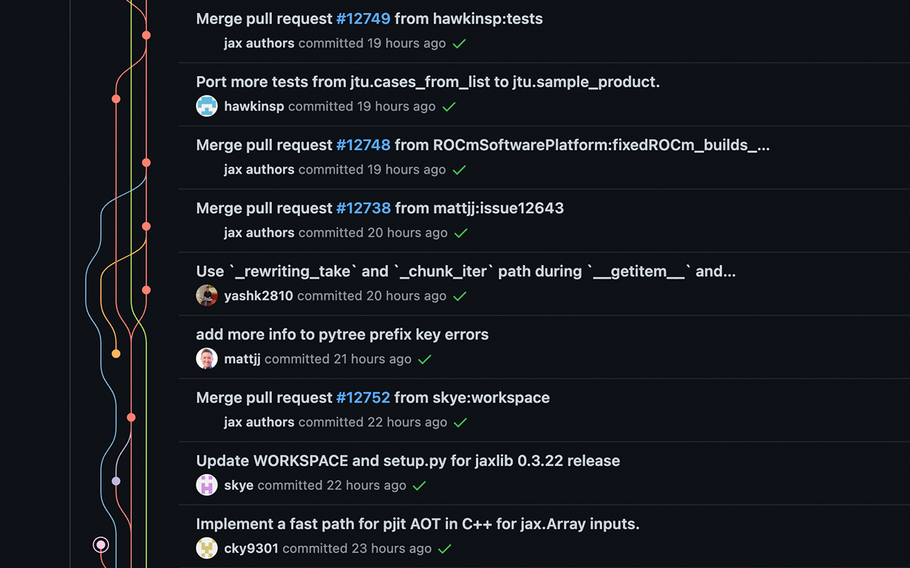 Le Git Graph - Commits Graph for GitHub截图3