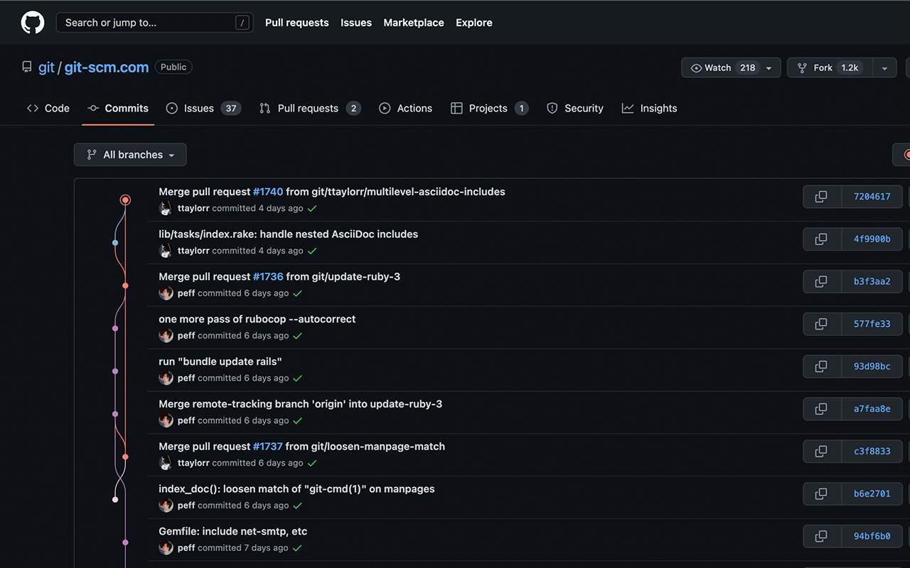 Le Git Graph - Commits Graph for GitHub截图4