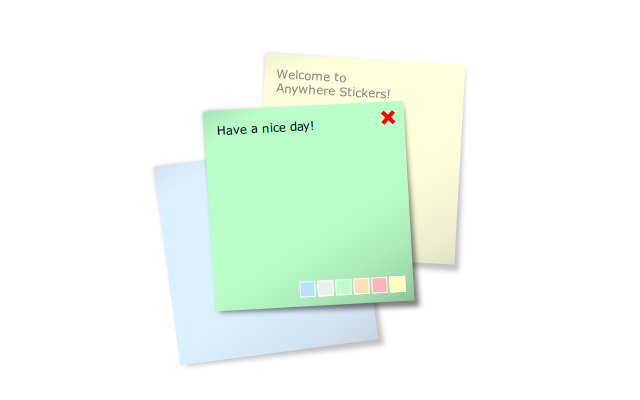 Anywhere stickers - simple sticky notes截图1