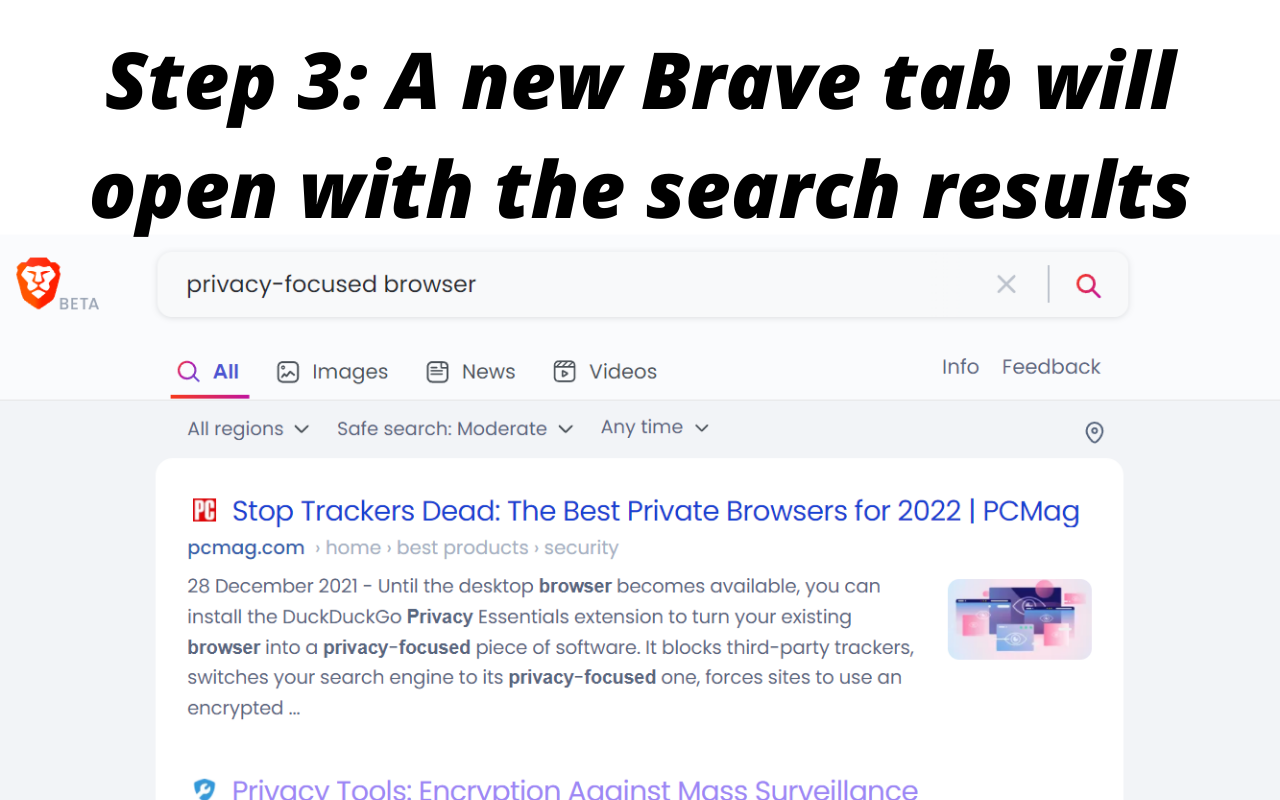 Brave Search截图2