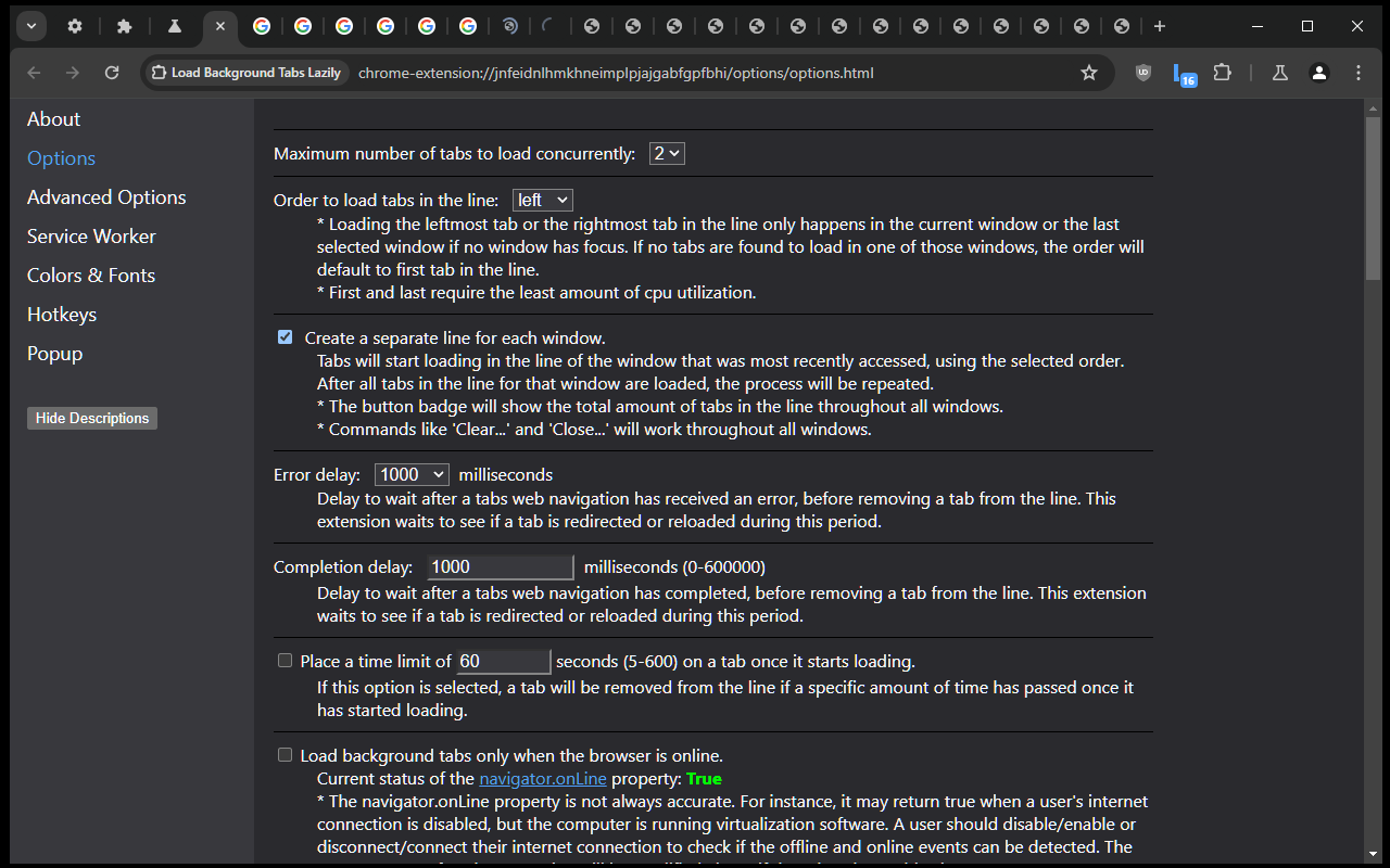 Load Background Tabs Lazily截图2