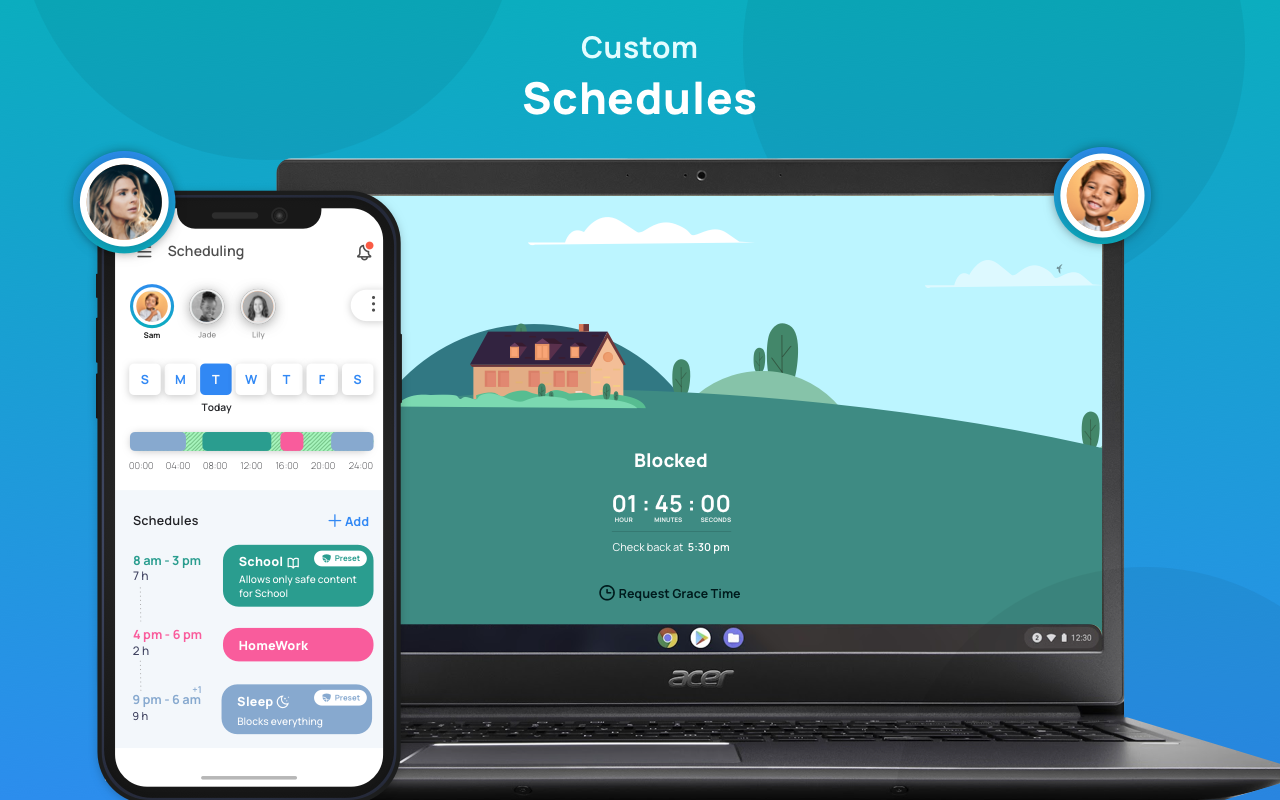 Mobicip Parental Control with Screen Time截图1