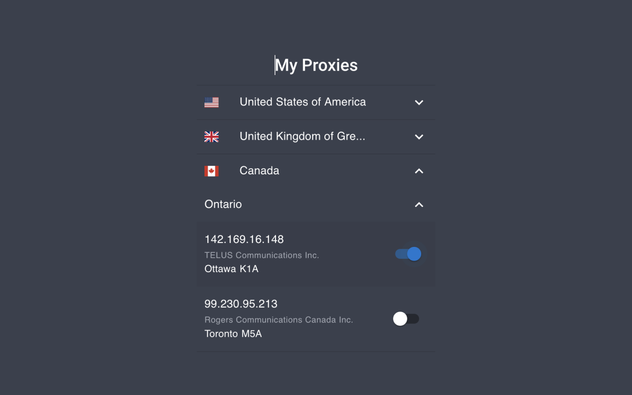 BigMama Proxy Connect截图1