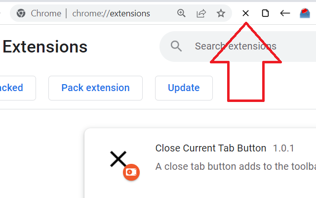 Close Current Tab Button截图1
