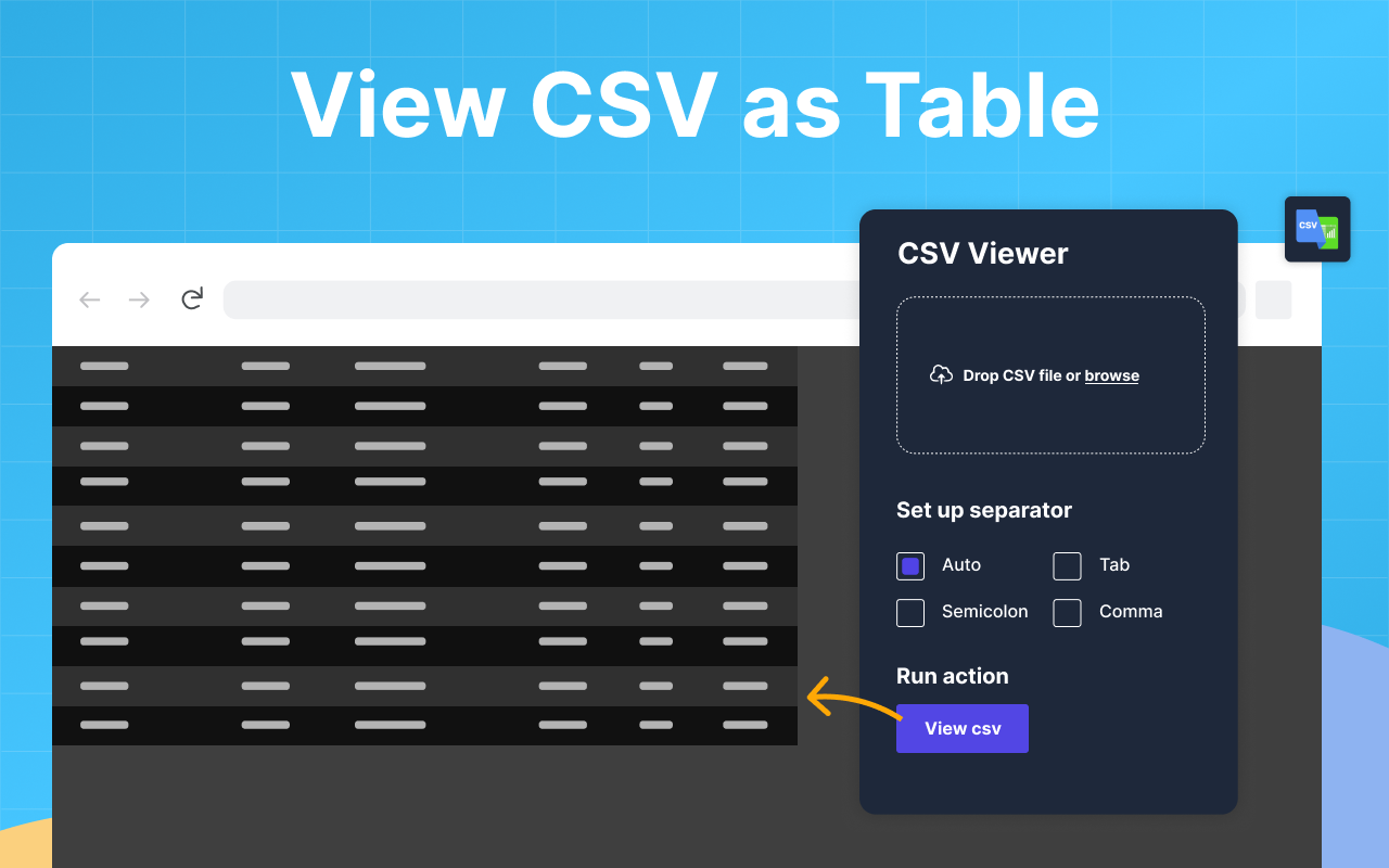 CSV 查看器截图1