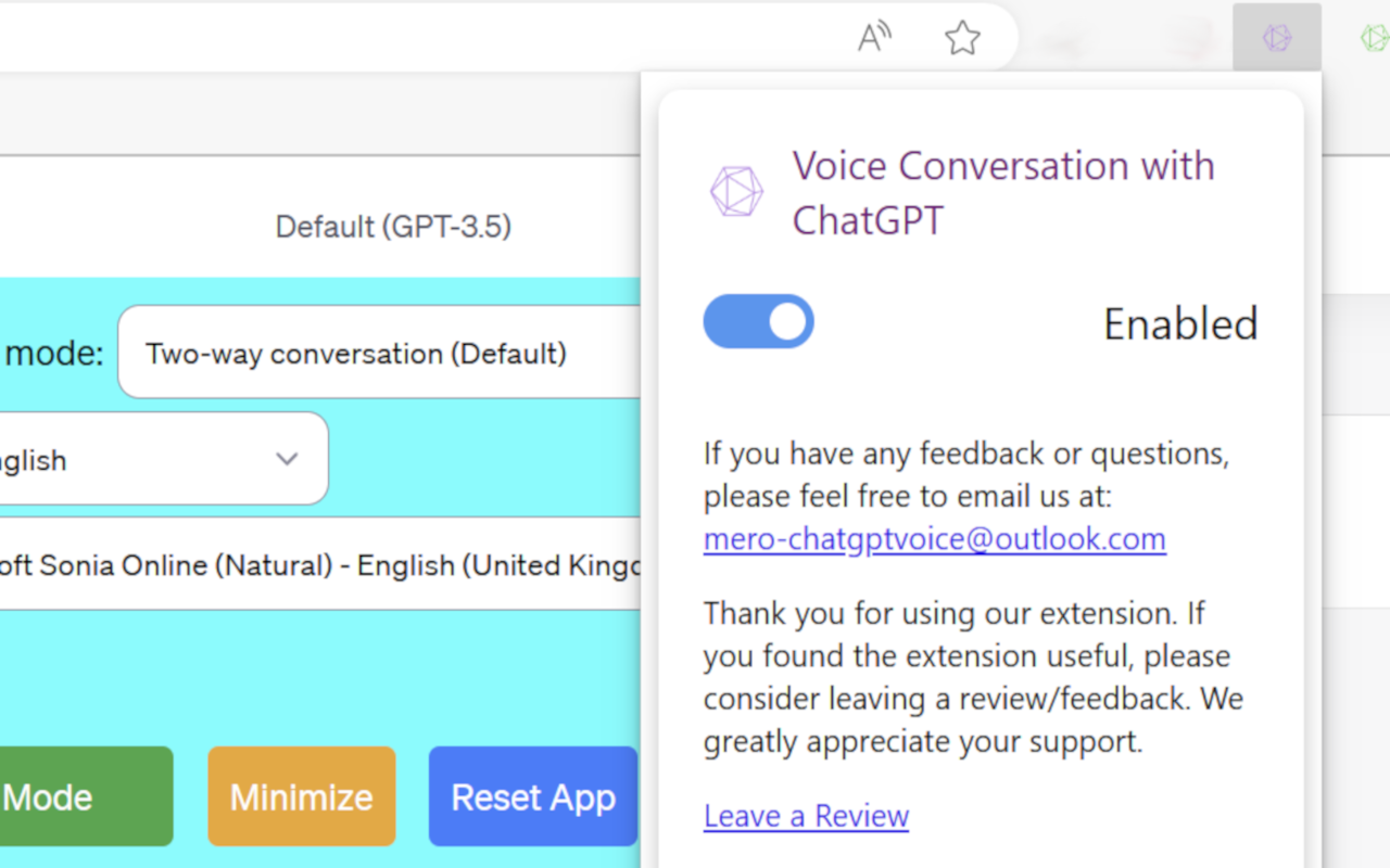 Two Way Voice for ChatGPT截图2