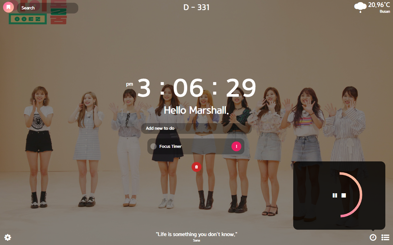 Twice New Tab截图2