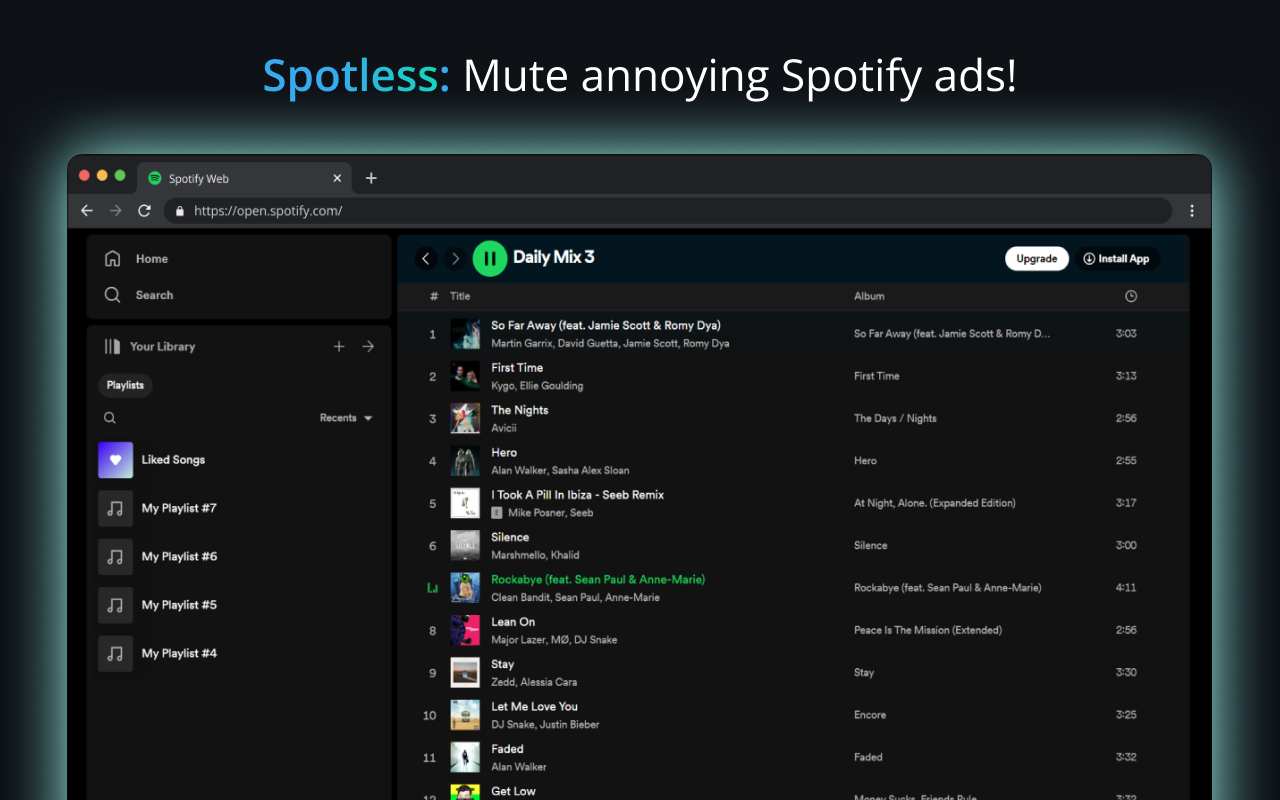 Spotless: Spotify Ad Muter截图1