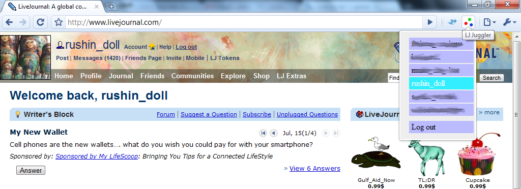 LJ Account Juggler截图1