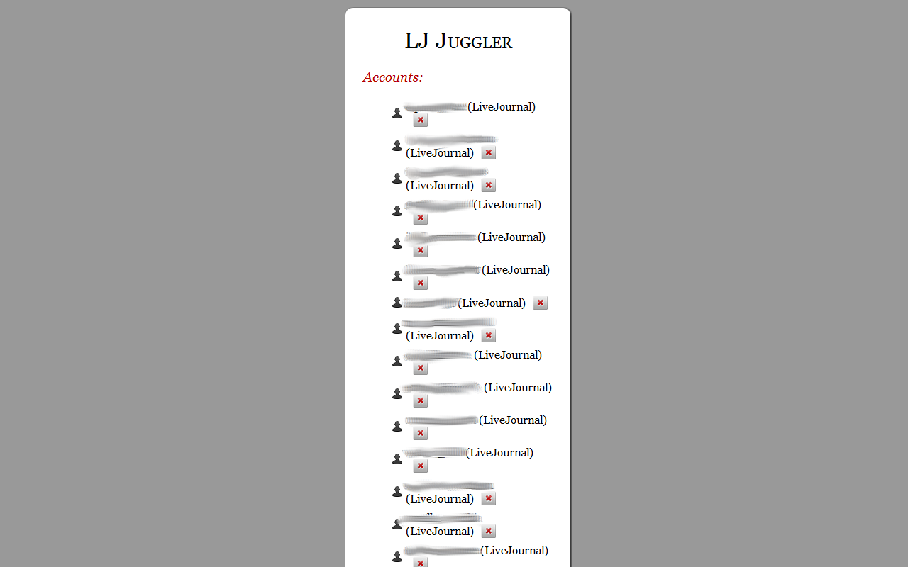 LJ Account Juggler截图2