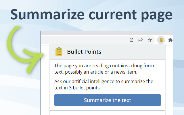 Bullet Points: summarize Web pages with GPT-3截图4