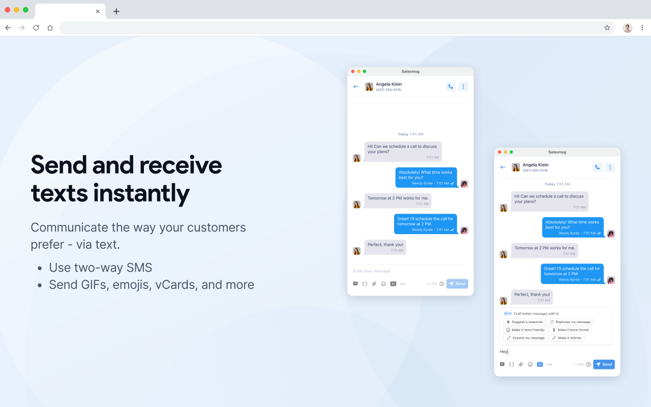 Salesmsg - Business Text Messaging截图4