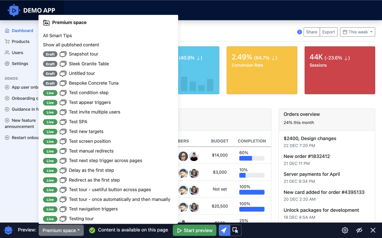 Usetiful - Digital Adoption Platform截图1