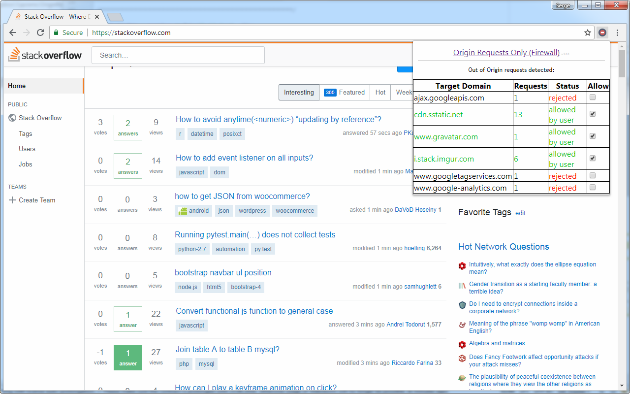 Origin Requests Only (Firewall)截图1