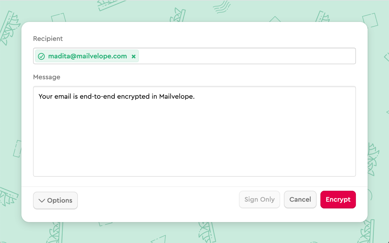 Mailvelope - Secure your email with PGP截图4