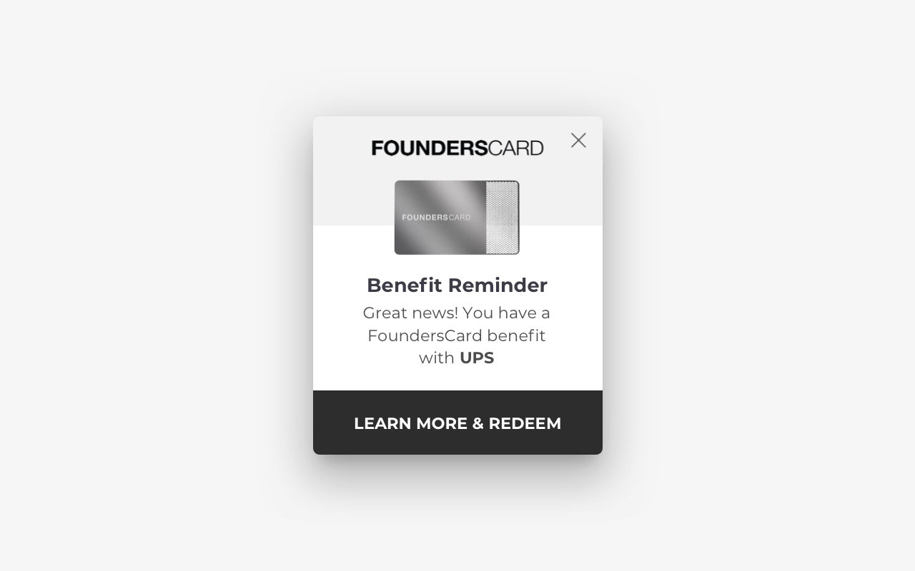 FoundersCard Chrome Extension截图2