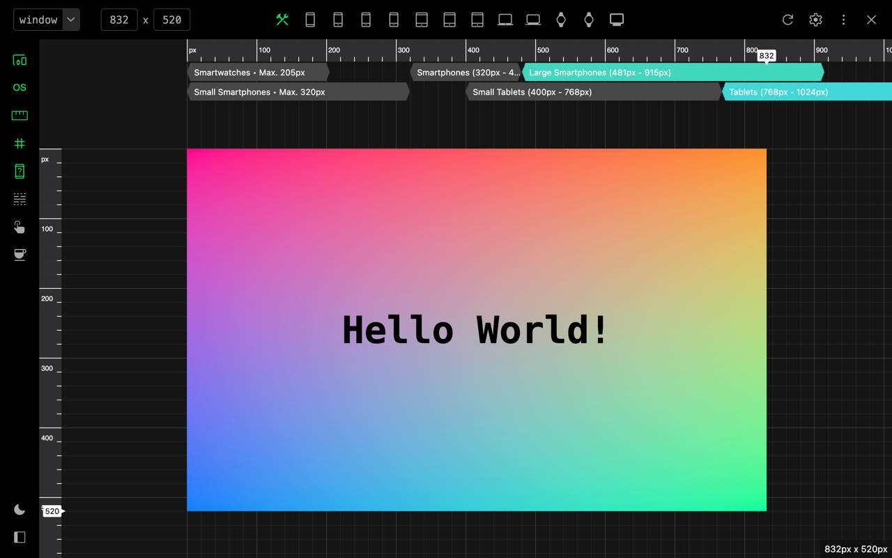 视口调整器：终极设备模拟器和网站测试工具截图1