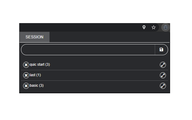 Session manager截图1