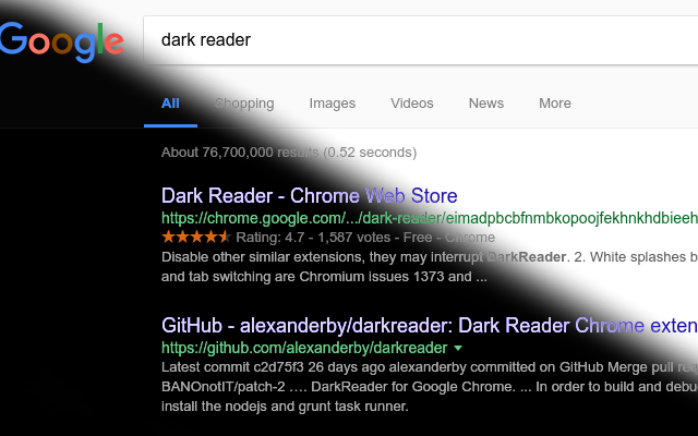 Dark Reader Dark截图2