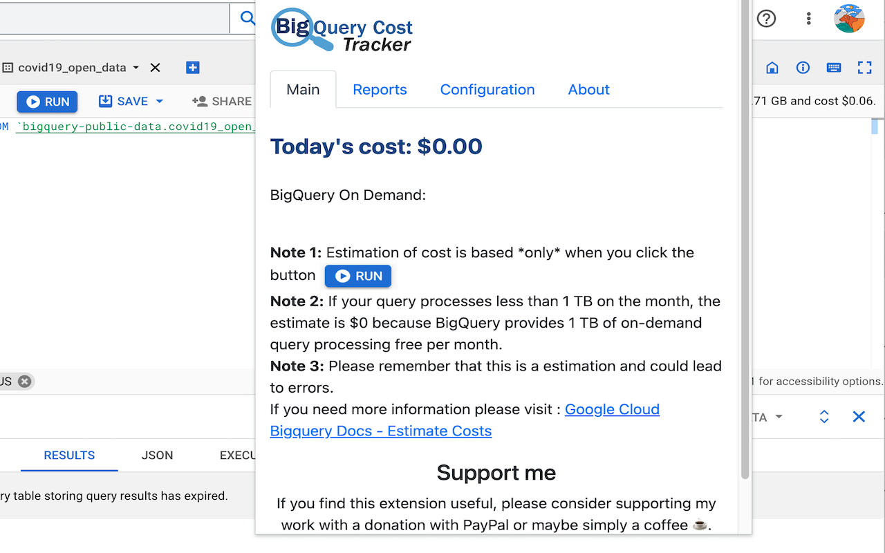 BigQuery Cost Tracker截图3