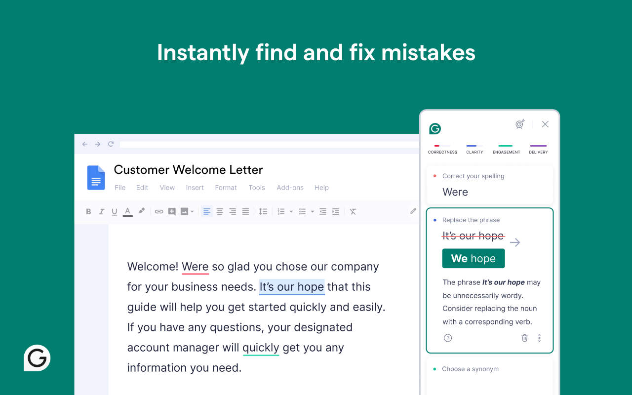 Grammarly: AI Writing and Grammar Checker App截图1